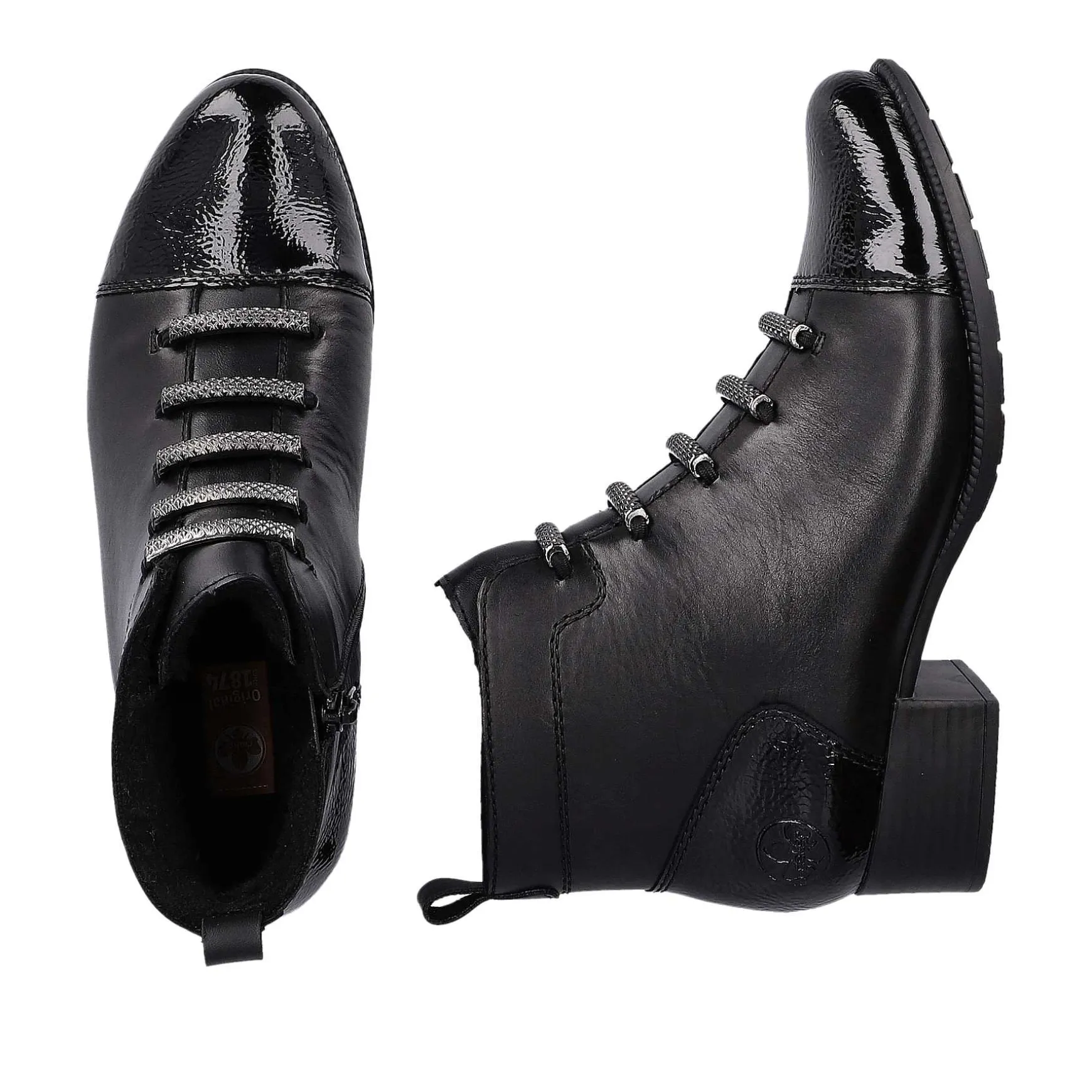 Rieker Women'S Ankle Boots Jet Black