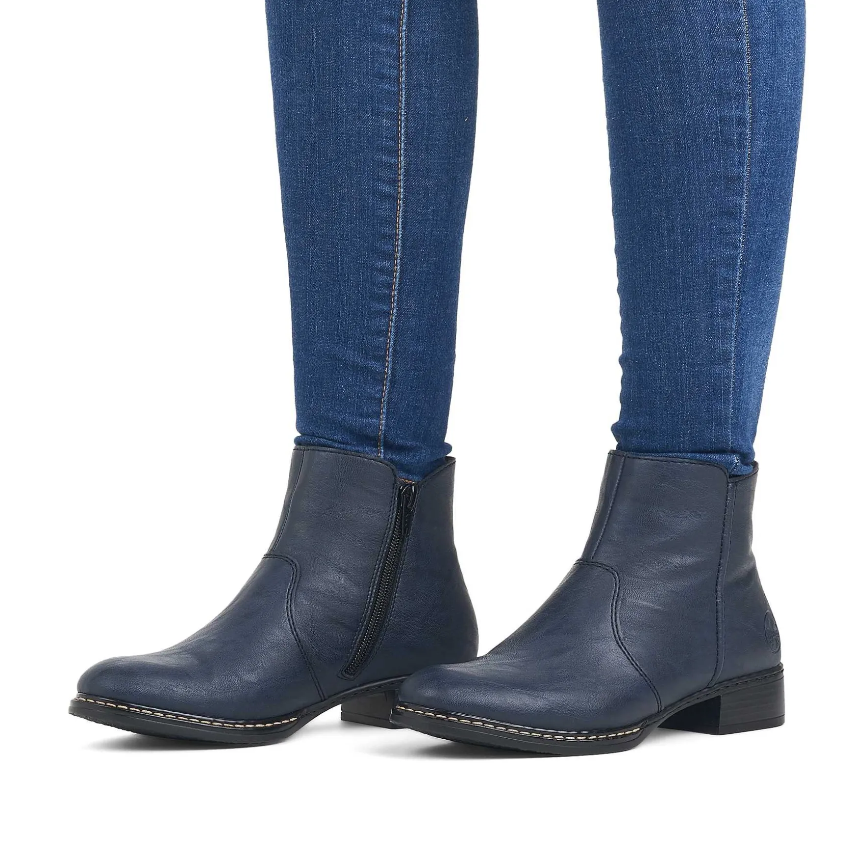 Rieker Women'S Ankle Boots Azure Blue