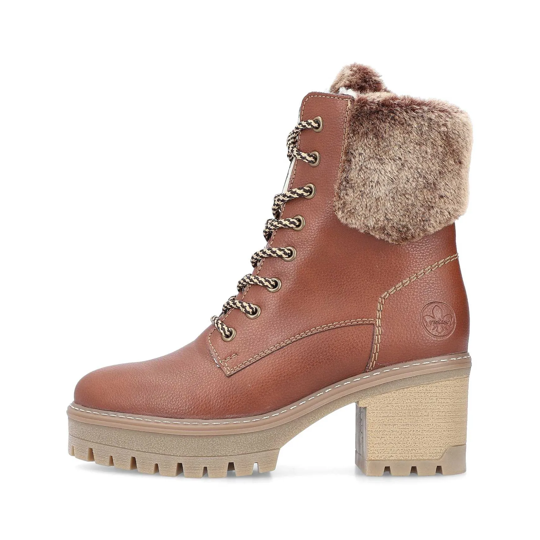 Rieker Women'S Ankle Boots Coffee Brown