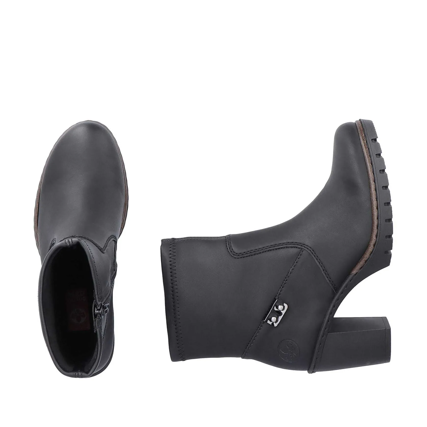 Rieker Women'S Ankle Boots Jet Black