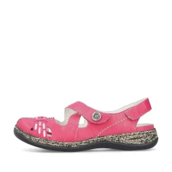 Rieker Women'S Ballerinas Red Pink