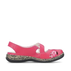 Rieker Women'S Ballerinas Red Pink