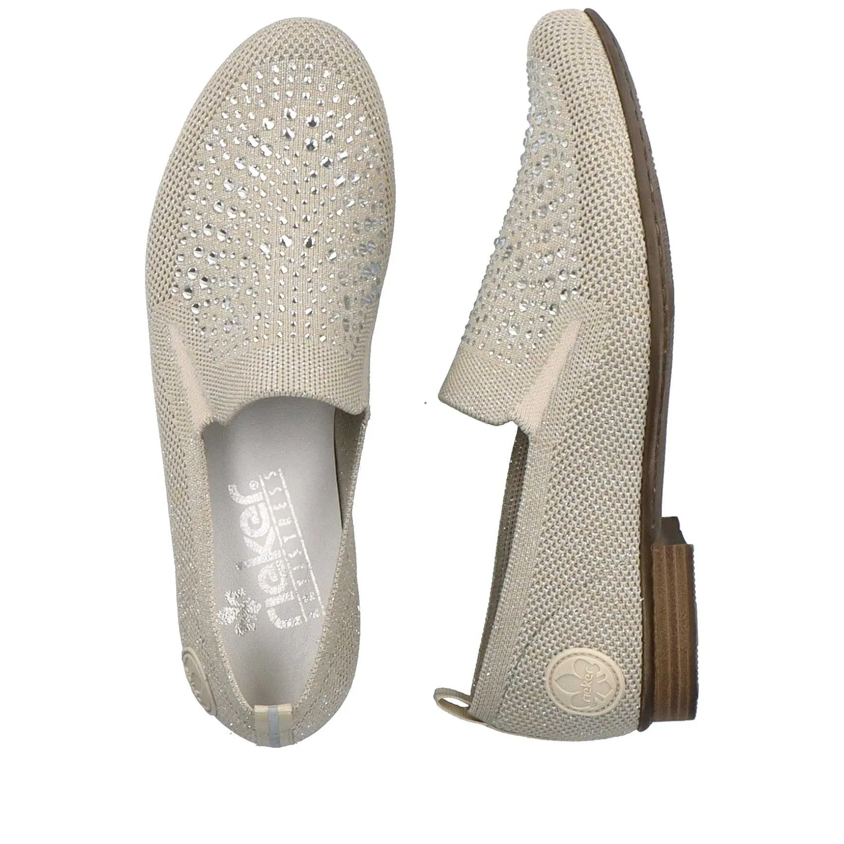 Rieker Women'S Ballerinas Light Beige