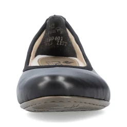 Rieker Women'S Ballerinas Glossy Black