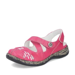 Rieker Women'S Ballerinas Red Pink