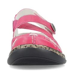 Rieker Women'S Ballerinas Red Pink