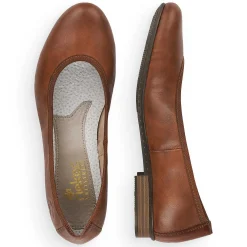 Rieker Women'S Ballerinas Chestnut Brown