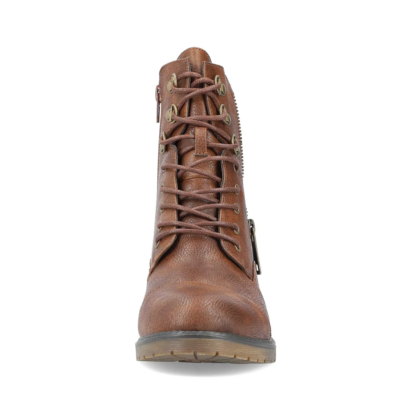 Rieker Women'S Biker Boots Chocolate Brown