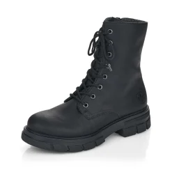 Rieker Women'S Biker Boots Graphite Black