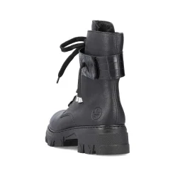 Rieker Women'S Biker Boots Jet Black