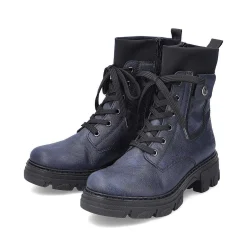 Rieker Women'S Biker Boots Navy Blue