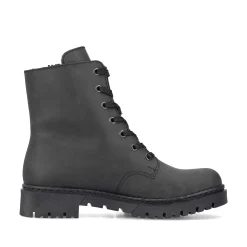Rieker Women'S Biker Boots Jet Black