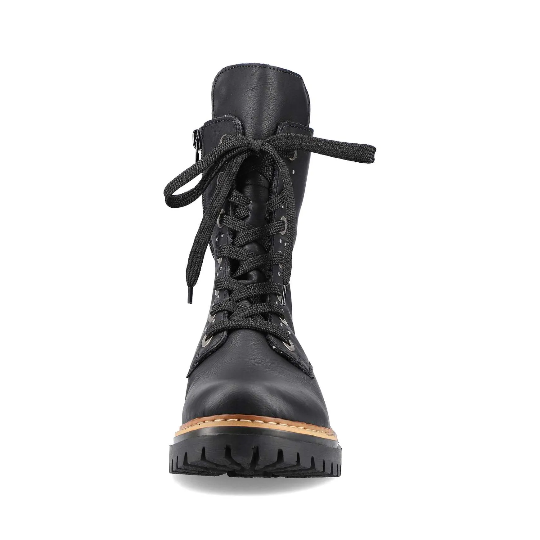 Rieker Women'S Biker Boots Graphite Black