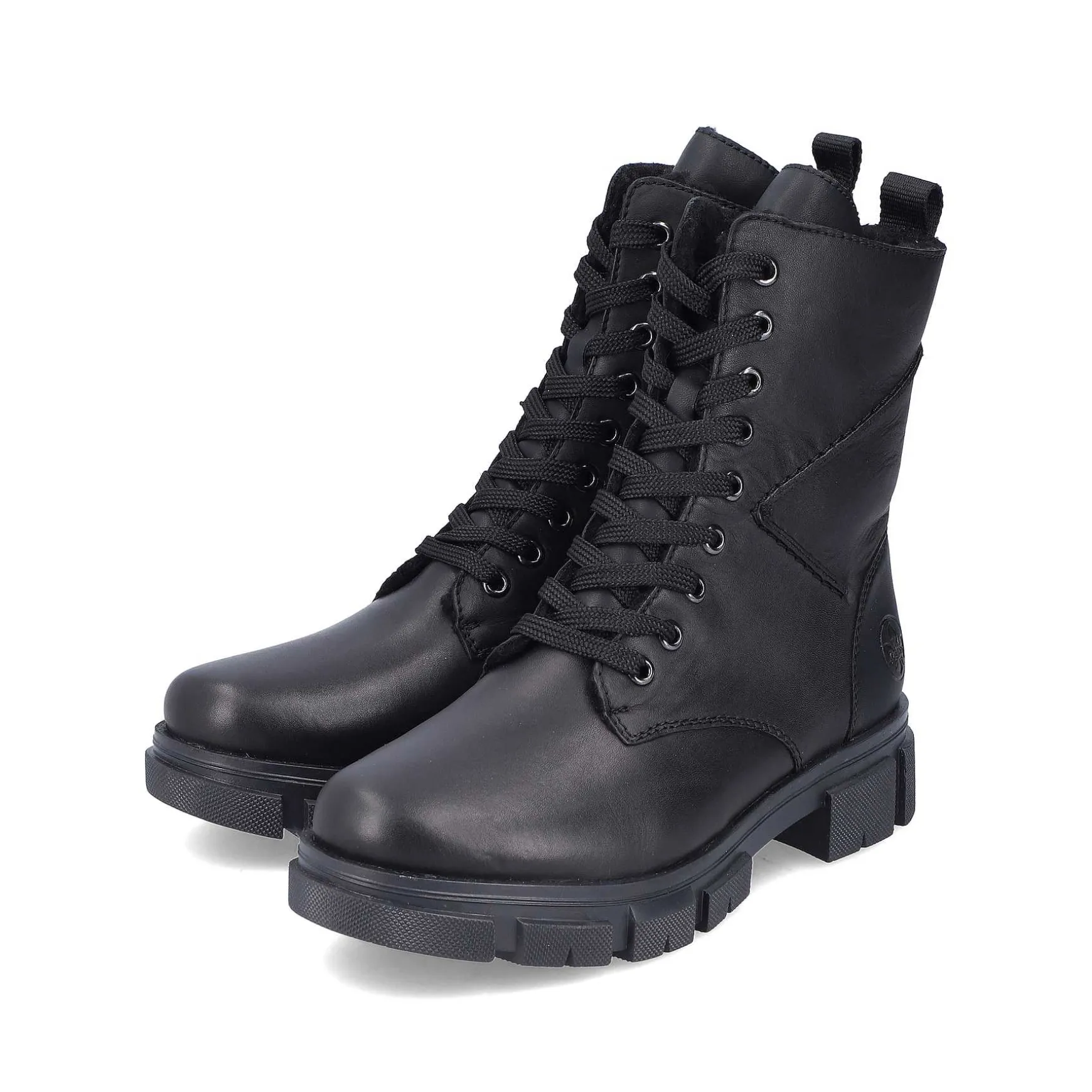 Rieker Women'S Biker Boots Jet Black