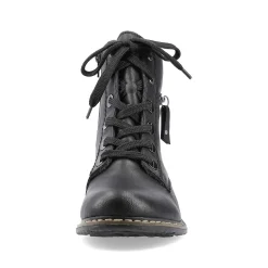 Rieker Women'S Biker Boots Jet Black