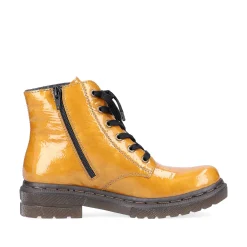 Rieker Women'S Biker Boots Honey Yellow