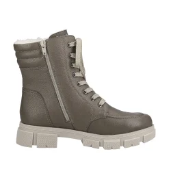 Rieker Women'S Biker Boots Granite Gray