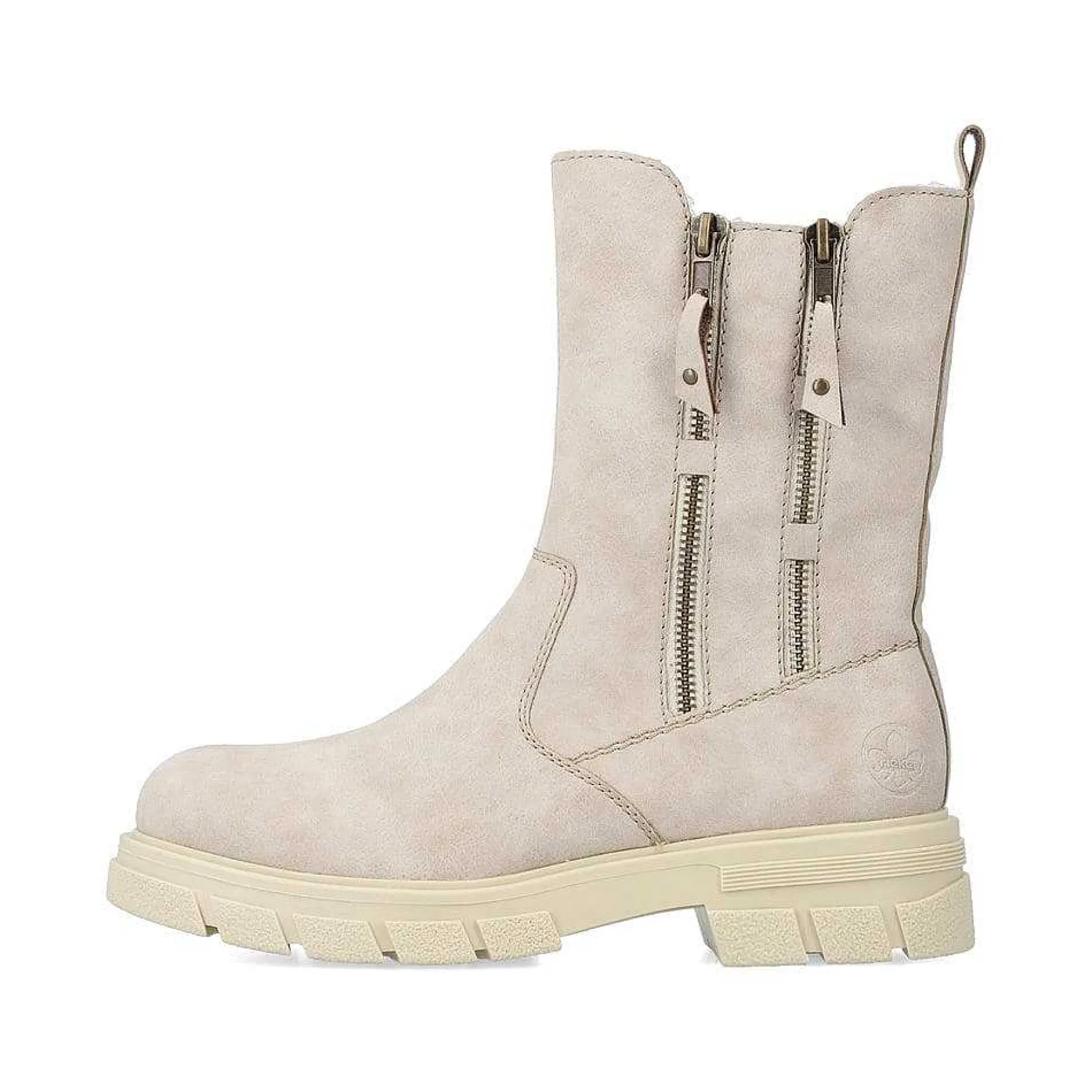 Rieker Women'S Biker Boots Sand Beige