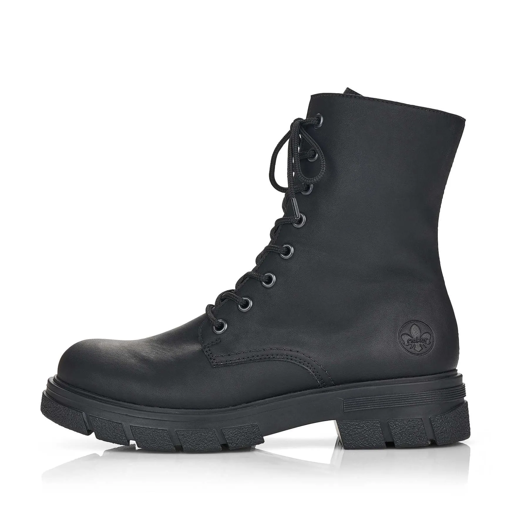 Rieker Women'S Biker Boots Graphite Black