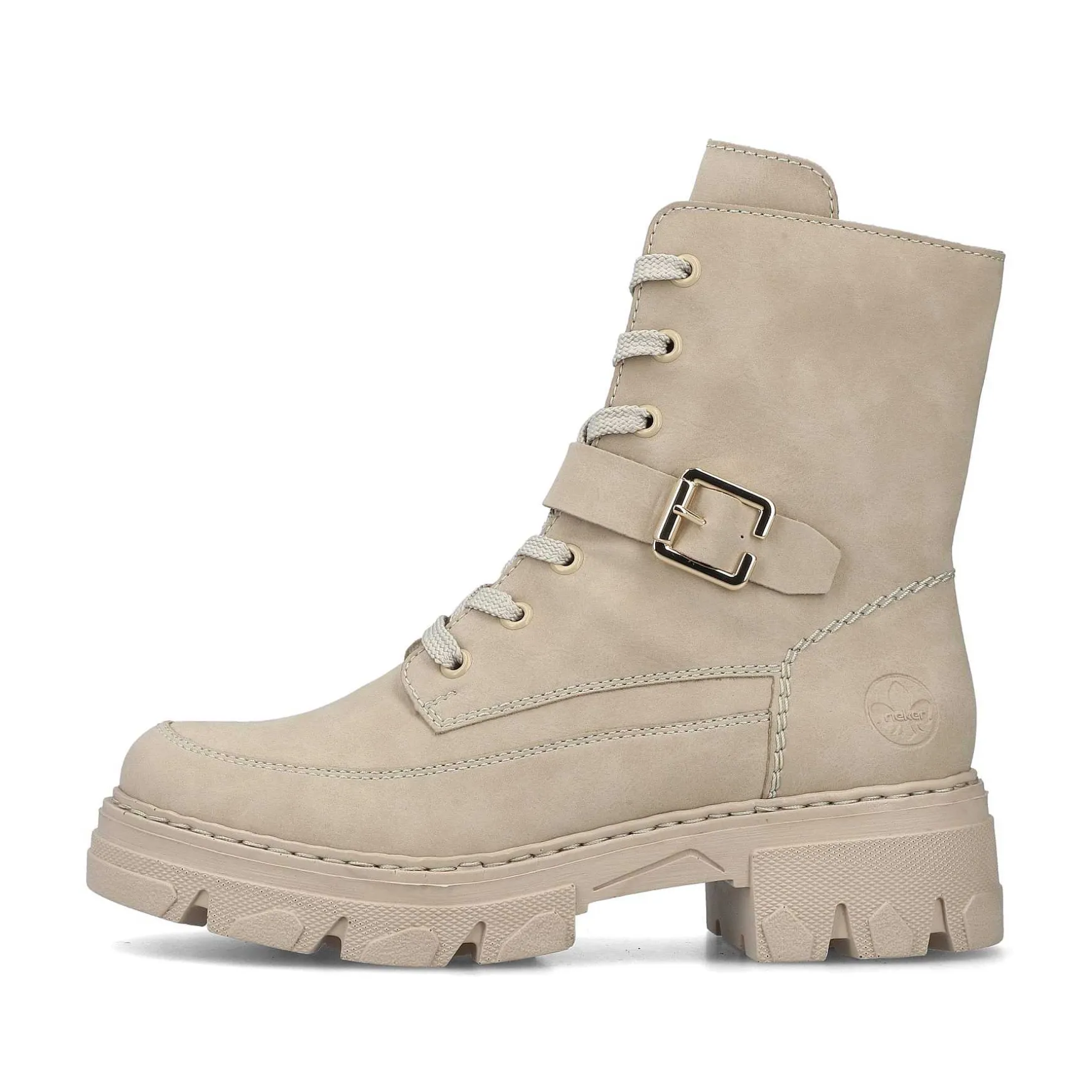 Rieker Women'S Biker Boots Champagne