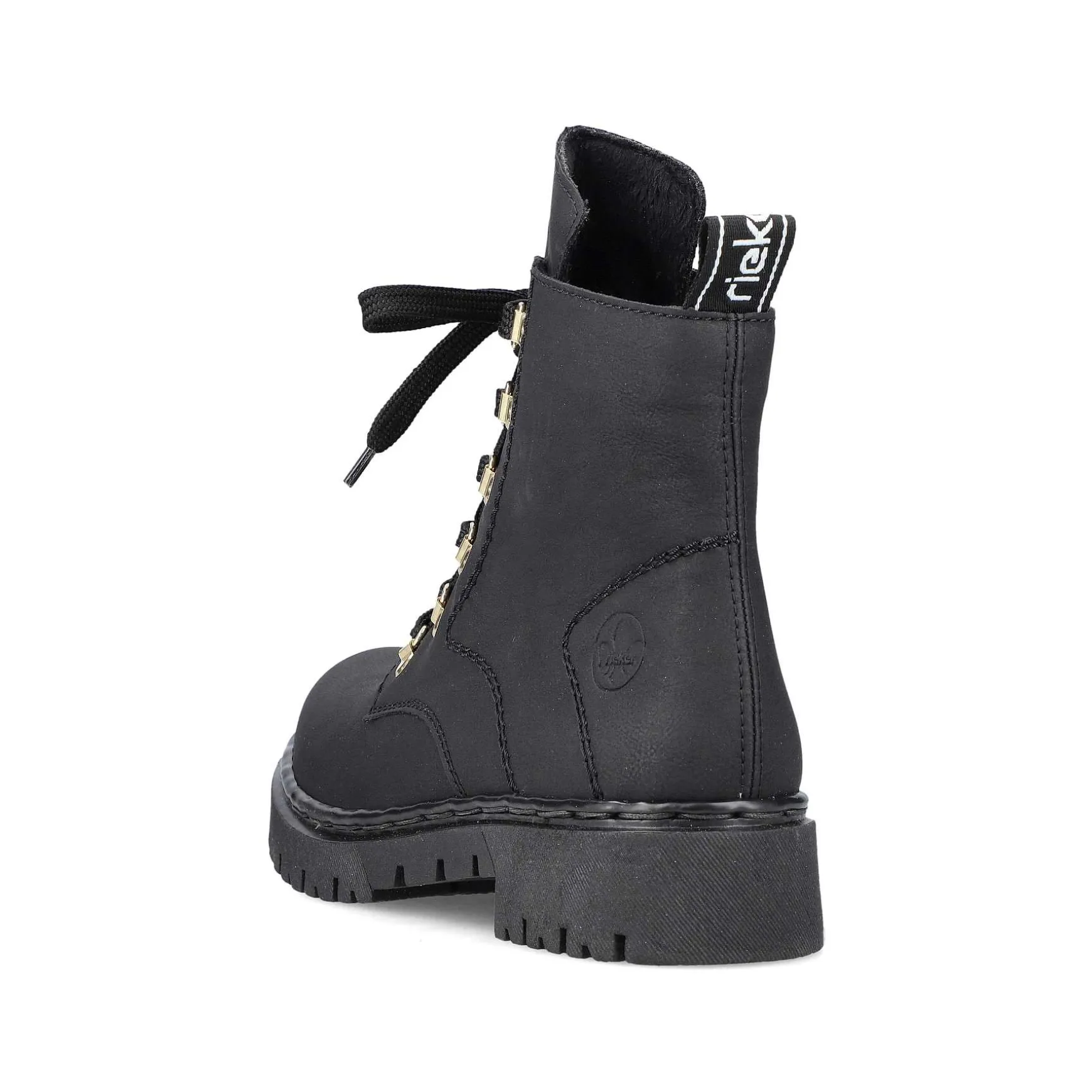 Rieker Women'S Biker Boots Jet Black