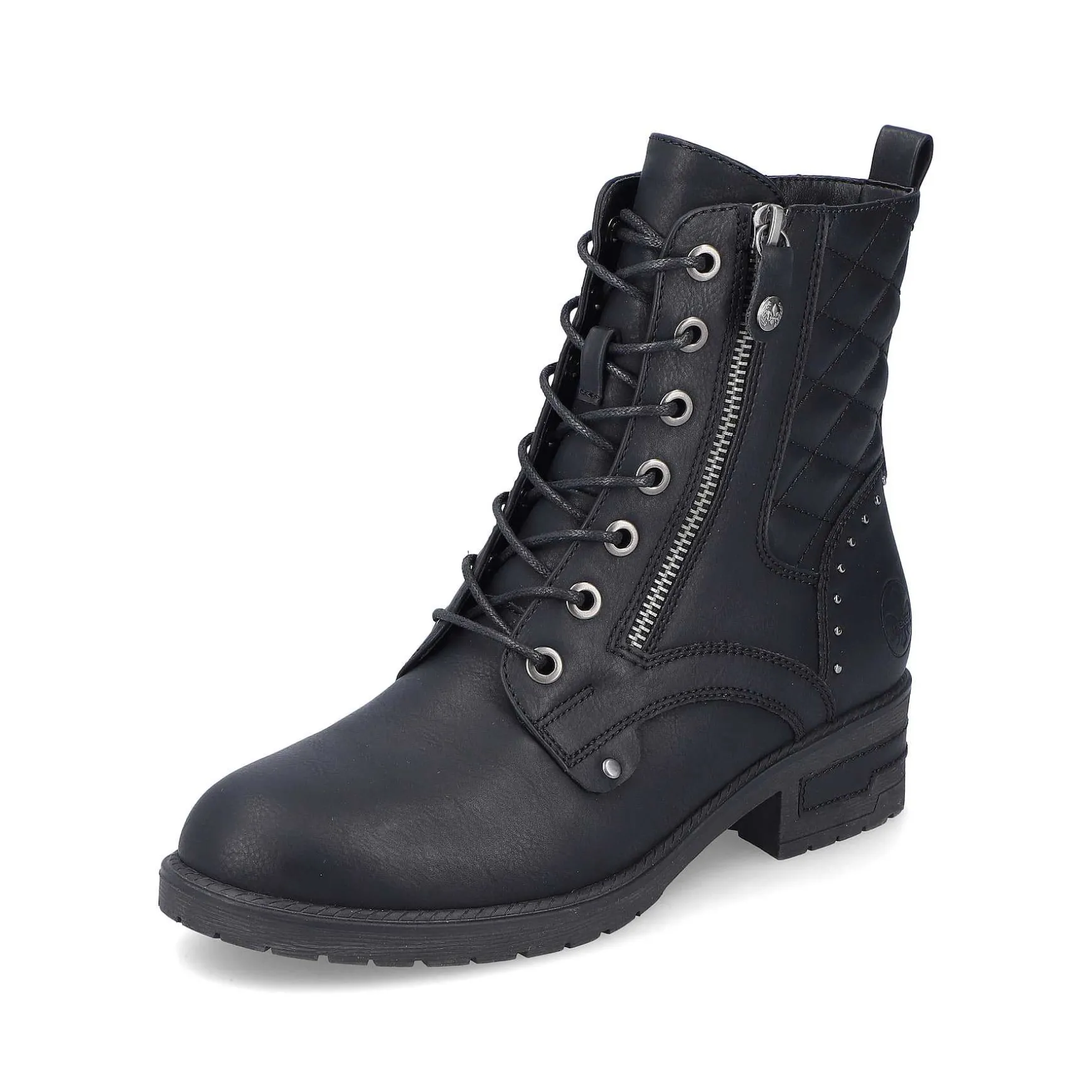 Rieker Women'S Biker Boots Night Black