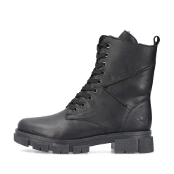 Rieker Women'S Biker Boots Jet Black