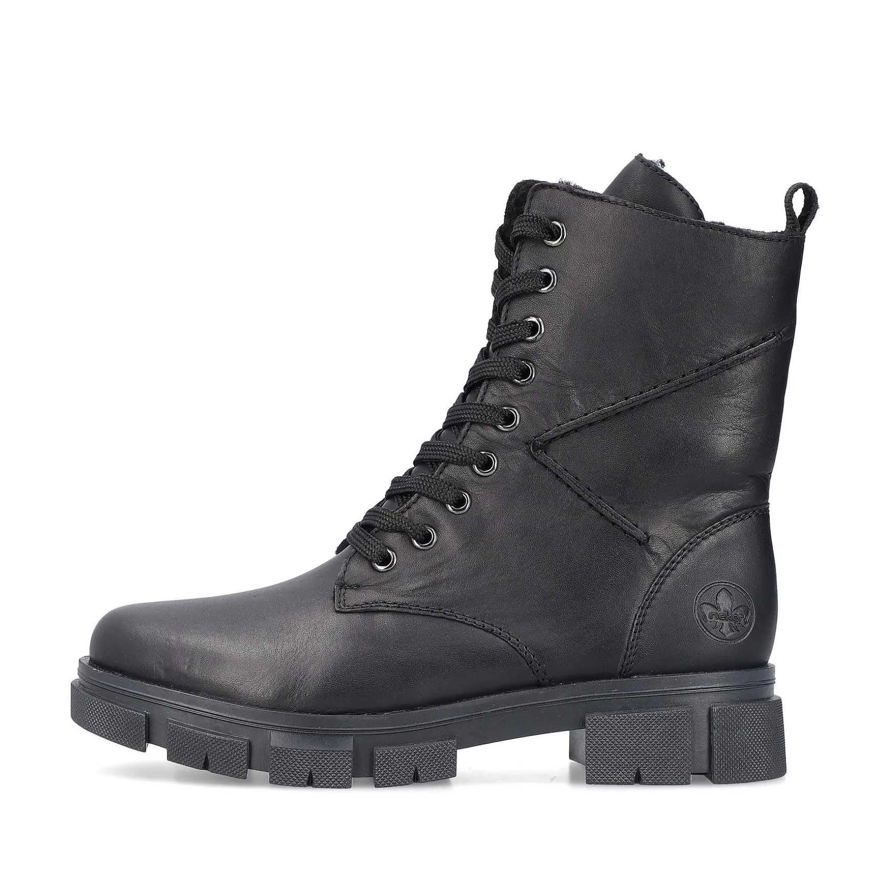 Rieker Women'S Biker Boots Jet Black