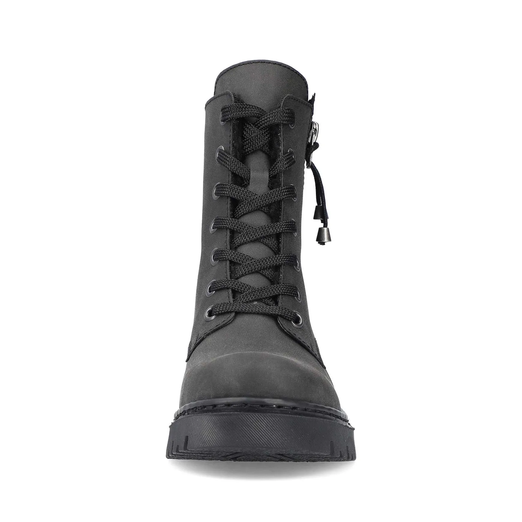 Rieker Women'S Biker Boots Jet Black
