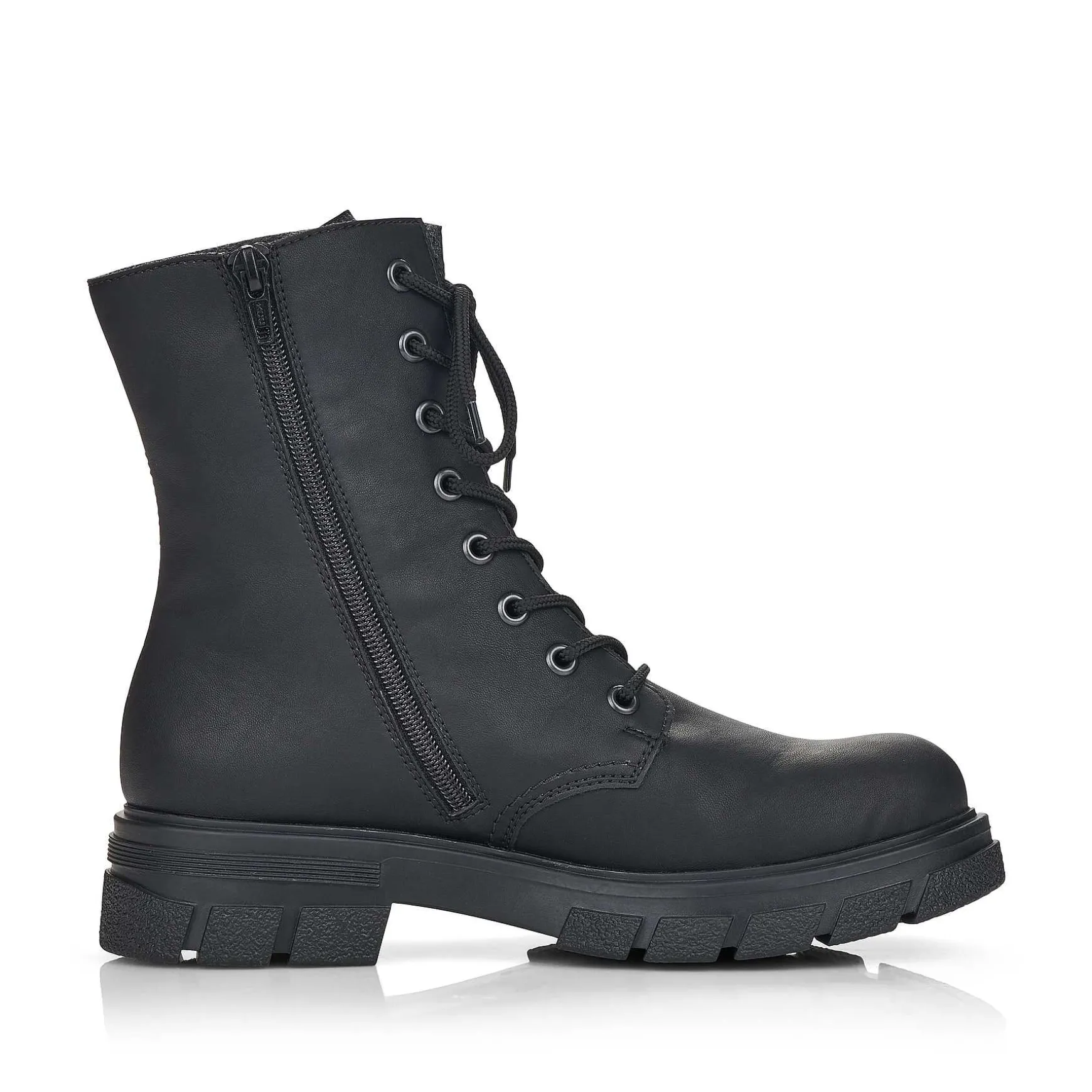 Rieker Women'S Biker Boots Graphite Black