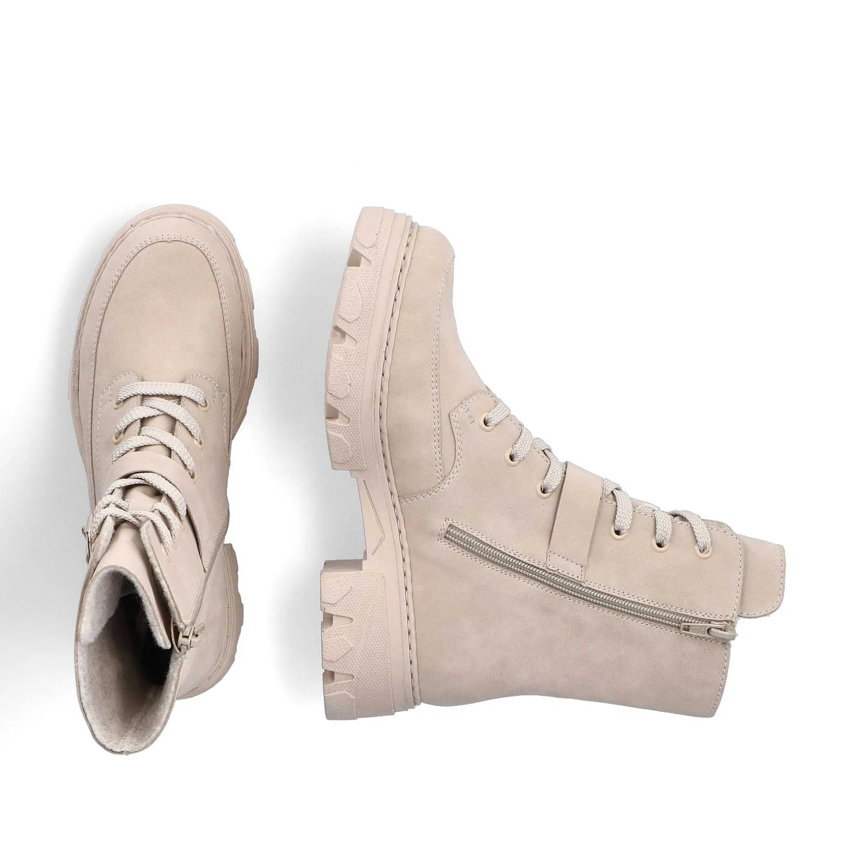 Rieker Women'S Biker Boots Champagne