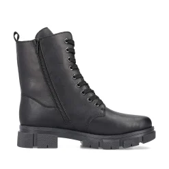 Rieker Women'S Biker Boots Jet Black