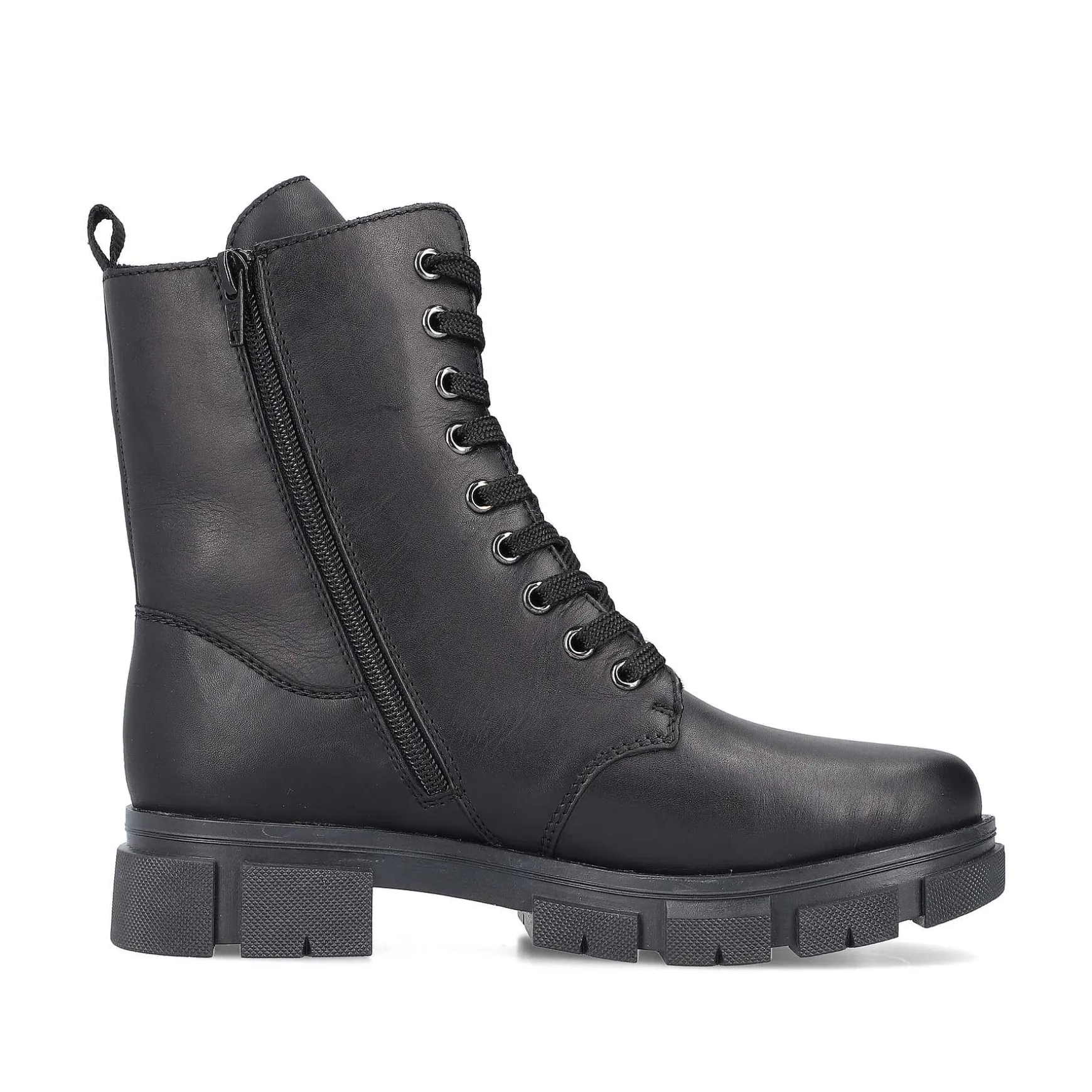 Rieker Women'S Biker Boots Jet Black