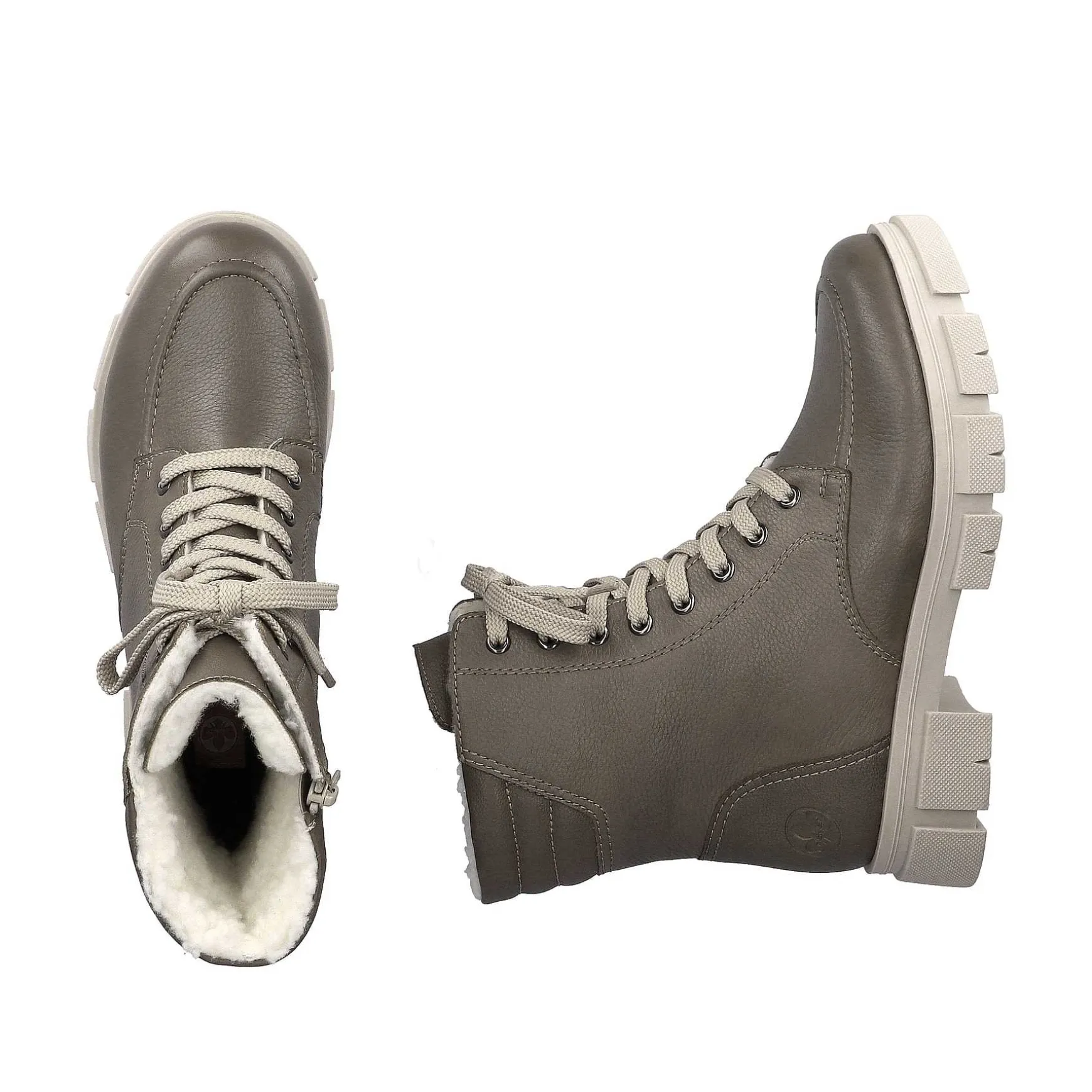 Rieker Women'S Biker Boots Granite Gray