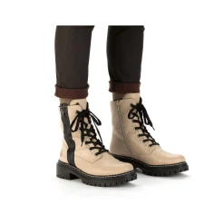 Rieker Women'S Biker Boots Vanilla Beige