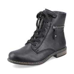 Rieker Women'S Biker Boots Jet Black