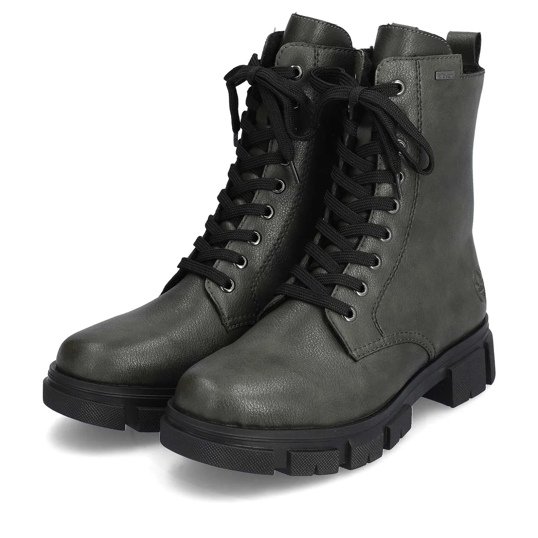 Rieker Women'S Biker Boots Granite Gray