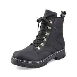 Rieker Women'S Biker Boots Jet Black