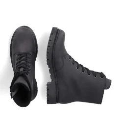 Rieker Women'S Biker Boots Jet Black