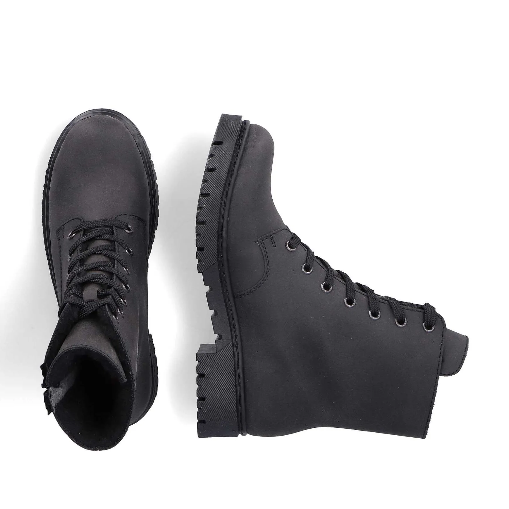 Rieker Women'S Biker Boots Jet Black