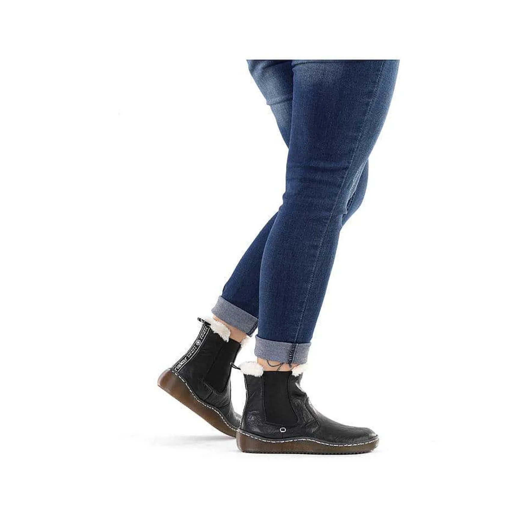 Rieker Women'S Chelsea Boots Night Black
