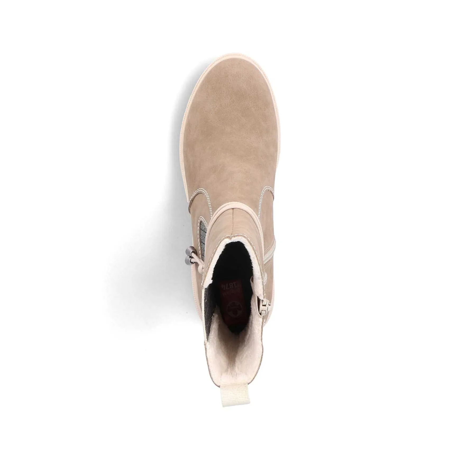 Rieker Women'S Chelsea Boots Beige Brown