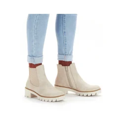 Rieker Women'S Chelsea Boots Sand Beige