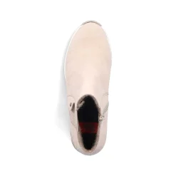 Rieker Women'S Chelsea Boots Cream Beige
