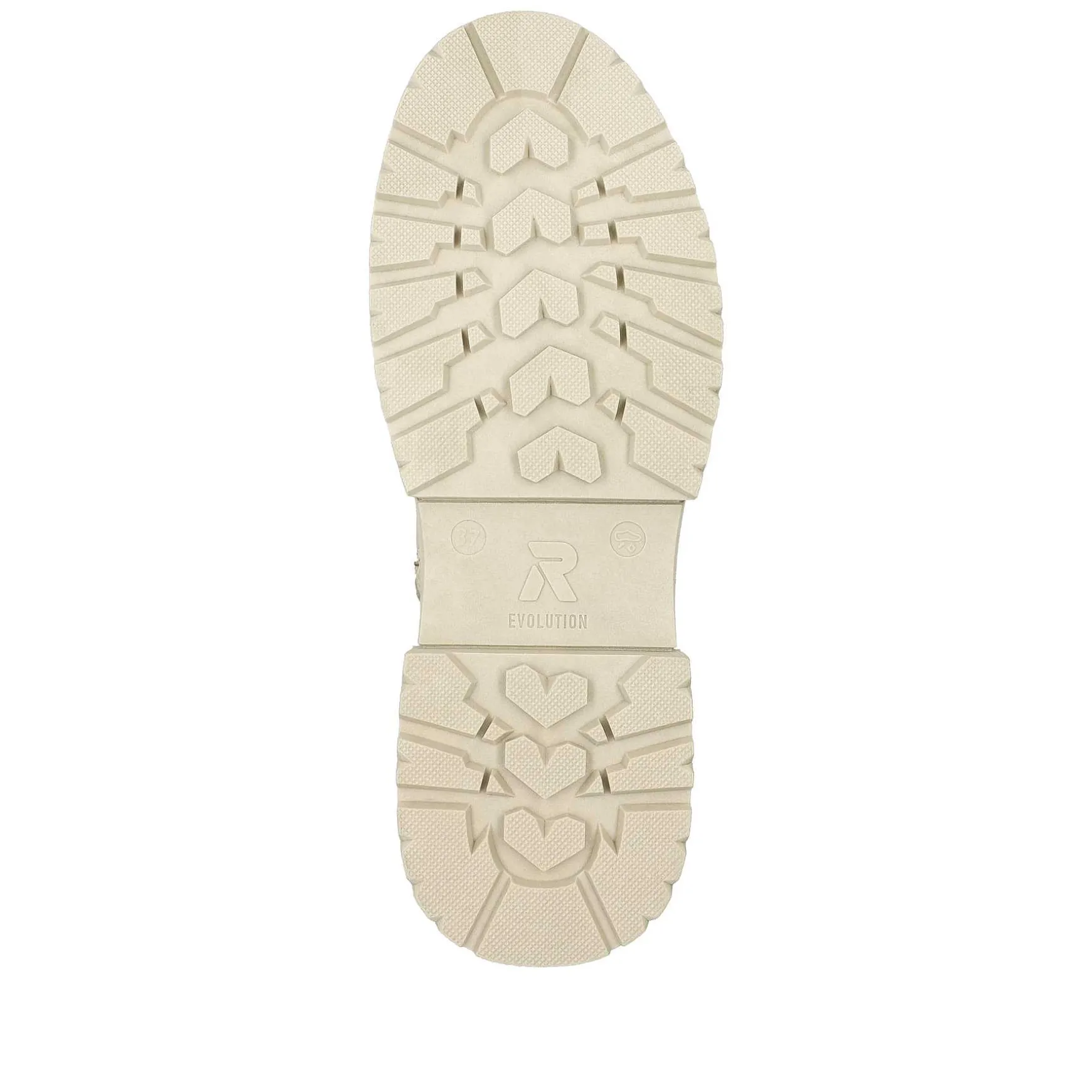 Rieker Women'S Chelsea Boots Cream Beige
