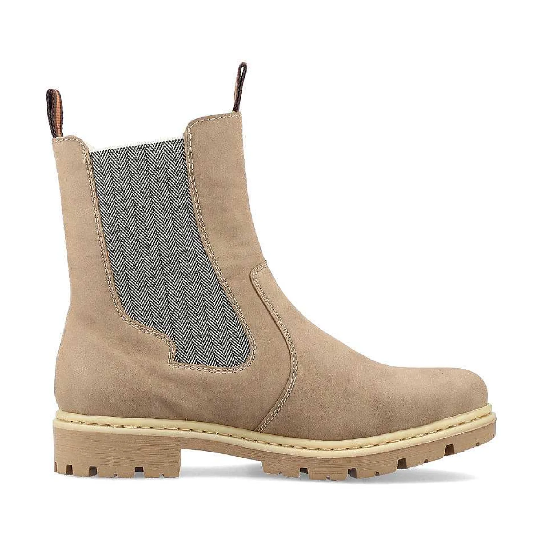 Rieker Women'S Chelsea Boots Brown Beige
