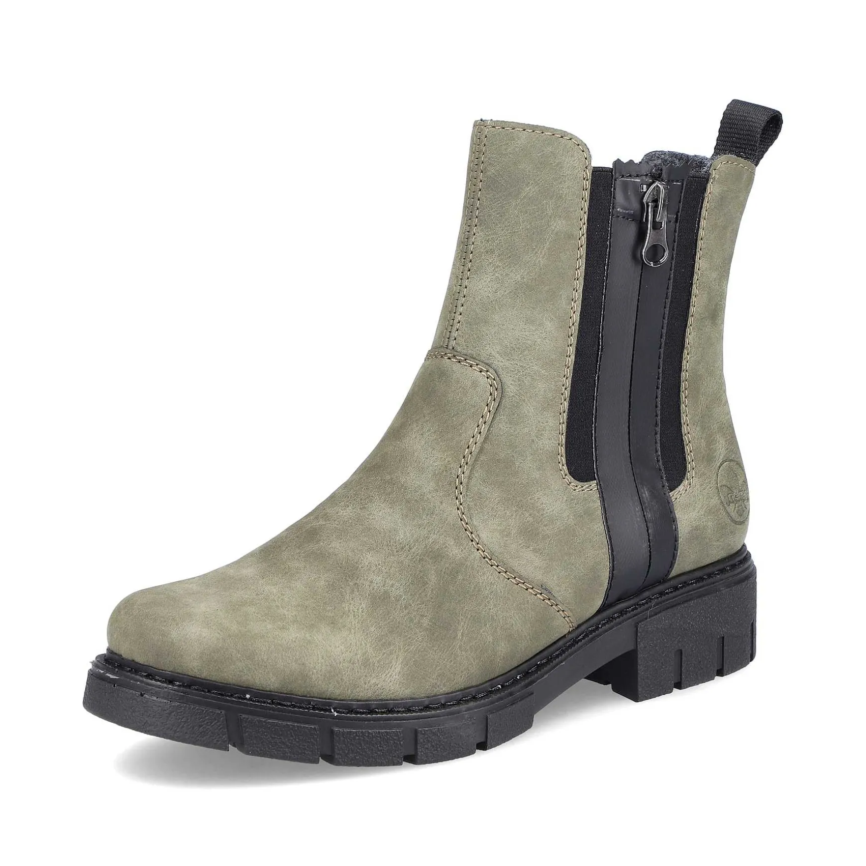 Rieker Women'S Chelsea Boots Leaf Green
