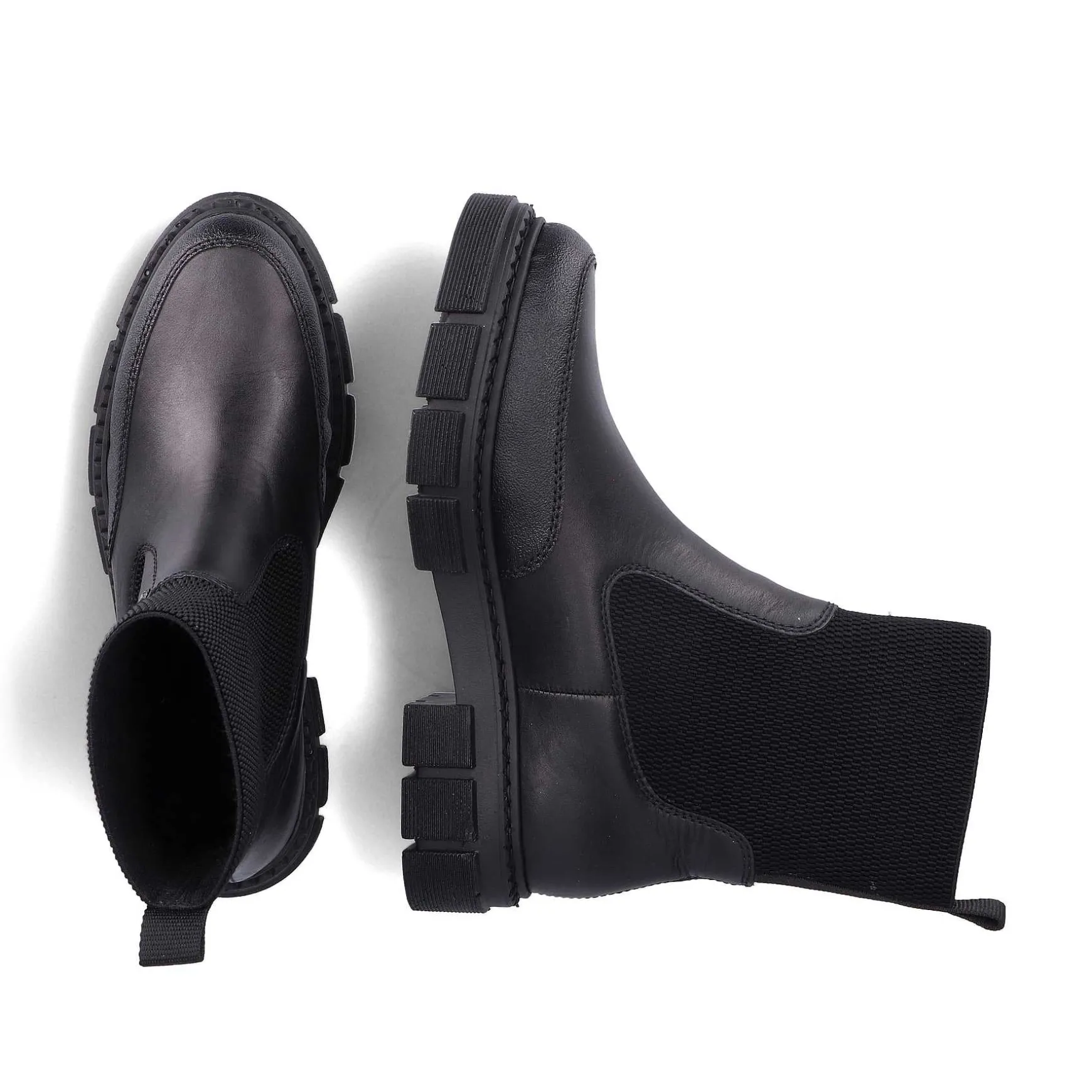 Rieker Women'S Chelsea Boots Jet Black