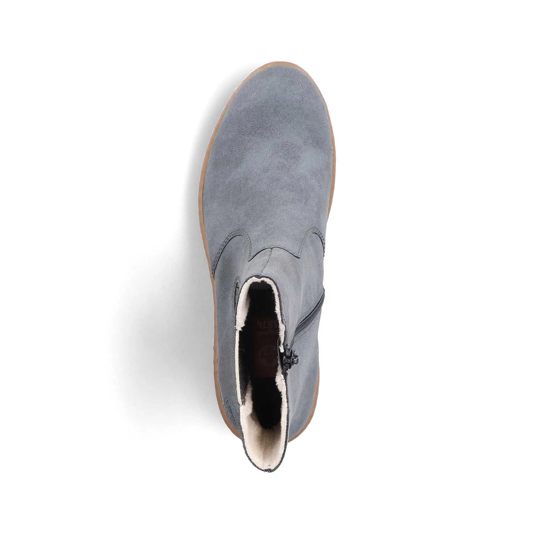 Rieker Women'S Chelsea Boots Gray Blue
