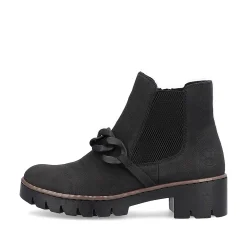 Rieker Women'S Chelsea Boots Jet Black